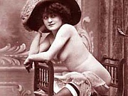 Vintage girls wearing very sexy underwear in the twenties